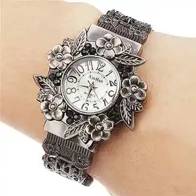 Vintage Ladies Bracelet Watch Pattern 3D Engraved Quartz Watch Fancy Fashion New • $25.98