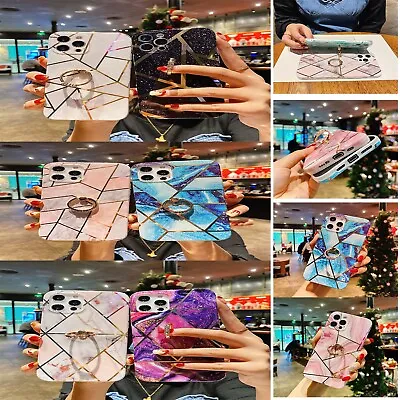 $12.87 • Buy For IPhone 15 Ultra 14 13 12 11 XR 6 SE  Splice Marble Phone Case Cover W/Holder