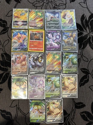 $19.99 • Buy Pokémon Go Card Lot Full Arts Vstar Holo Dragonite Charizard Mewtwo Mint