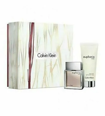 Calvin Klein Euphoria Men Gift Set 50ml EDT + 100ml Body Wash; Super Value Gift • £44