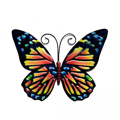 Metal Butterfly Ornament Wall Art Decor Outdoor Fence Decoration Hanging  • $9.47