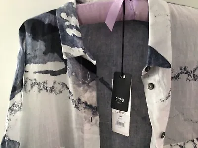 £125 • Buy Crea Concept Designer Dress. Beautiful 100% Ramie Fabric. Designer. 50% Off.