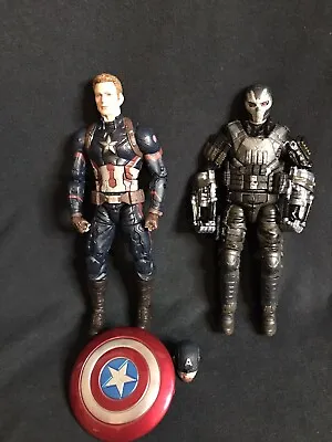 Marvel Legends Studios First Ten 10 Years Civil War Captain America & Crossbones • $49.99