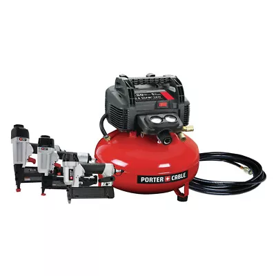 Porter-Cable PCFP3KIT 3-Pc. Nailer And Air Compressor Combo Kit New • $329