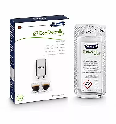 $34.09 • Buy DeLonghi Descaler Coffee Makers Ecodecalk Ariete Gaggia Saeco Lavazza 100ML