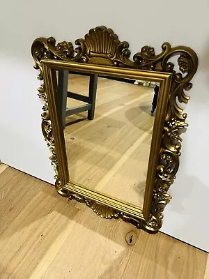 Vintage Homco French Hollywood Regency Bronze Tone Wall Mirror • $80