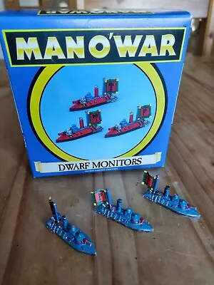 Man O'War Dwarf Monitors - Boxed - Man O War Warhammer Games Workshop • £20