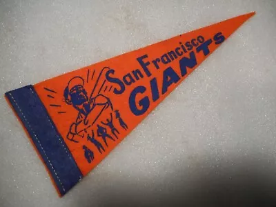 Vintage San Francisco Giants Baseball Mini Felt Pennant 8 3/4  • $14.99