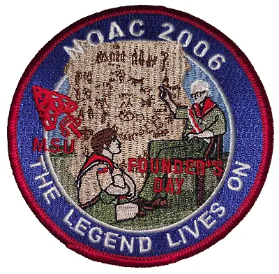 BSA National Order Of The Arrow OA Conference NOAC 2006 Founders Day Patch • $5
