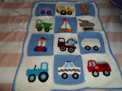 Beautiful Crochet Pram/car Seat Blanket • £20