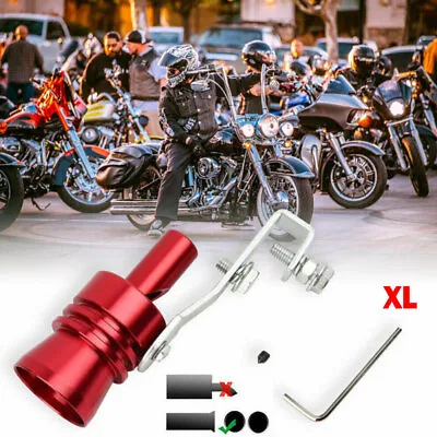 Universal Turbo Sound Exhaust Muffler Pipe Whistle Car Oversized Roar Maker XL • $9.99