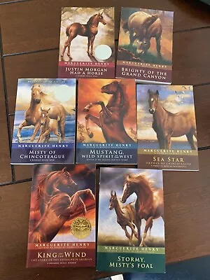 Marguerite Henry Horse Book Lot Of 7 Like New/Unused • $12.99