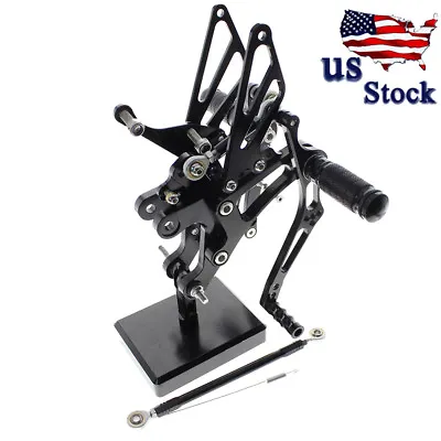 For Yamaha YZF R1 1998-1999 00 01 02 03 CNC Rearset Adjustable Footpegs Rearsets • $109.73