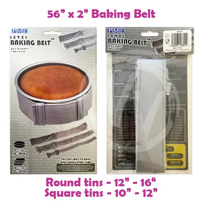 PME Level Baking Belt - 56 X 2 Inch (142 X 5 Cm) - Level Cake Baking 12-16  Tin • £5.51