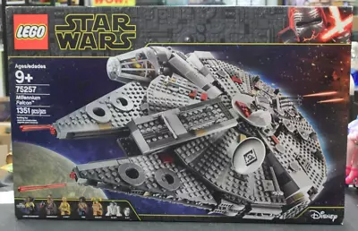 Lego Star Wars Millennium Falcon 75257 Building Set 1351 Pcs NEW SEALED • $43