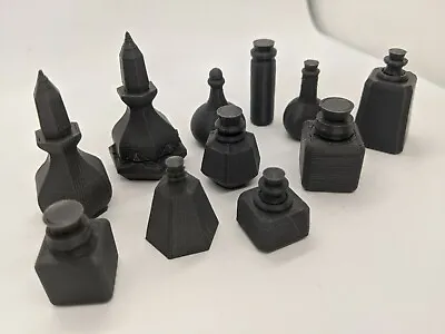Potion Bottles Set Marker Pathfinder 28mm 1:56 Wargames Tabletop Model Miniature • £12.99