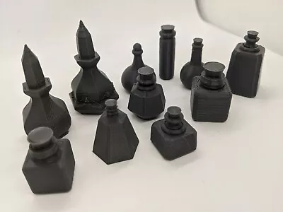 Potion Bottles Set Marker Pathfinder 28mm 1:56 Wargames Tabletop Model Miniature • £12.99