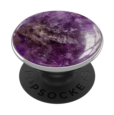 $49.95 • Buy PopSockets PopGrip Phone Grip Stand Mount Holder Swap - Genuine Amethyst