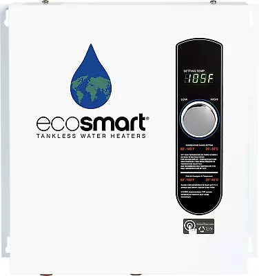 Ecosmart ECO 27 Tankless Water Heater Electric 27-Kw - Quantity 1 17 X 17 X 3 • $427.49