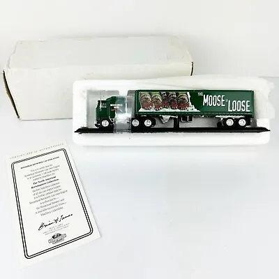 Vintage 1997 Matchbox 1:100 Kenworth Moosehead Beer Tractor Trailer NEW W/ COA • $24.99