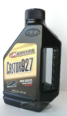 Maxima Racing Oils Castor 927 High Performance 2 Stroke Premix Oil 16oz 1 Pint • $17.50