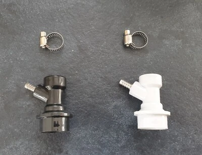 £10.30 • Buy Corny Keg  Liquid And Gas Disconnects (Ball Lock) With Clamps Inc