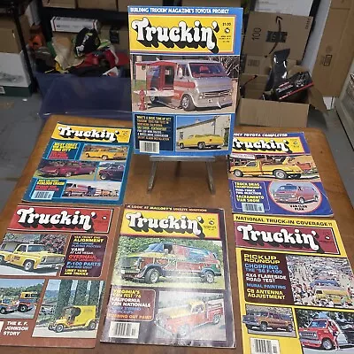 Vintage Truckin' Magazine Lot Of 6 1976 Vans Trucks Collectible • $64.52