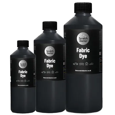 Dark Grey Fabric Paint/Dye. For Clothes Upholstery Furniture Car Seats Etc • £9.95