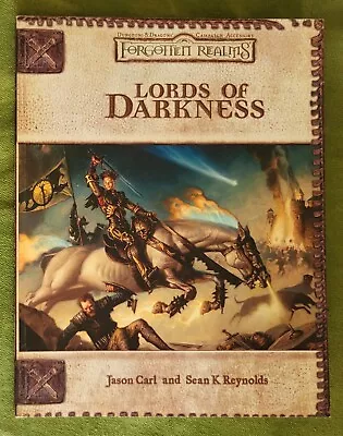 Lords Of Darkness - Dungeons And Dragons 3e D&D Sean Reynolds Carl Very Good • $26