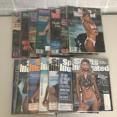 Sports Illustrated Swimsuit Edition Magazines Lot Of 14 Plastic Sleeve 1981-2000 • $68.95