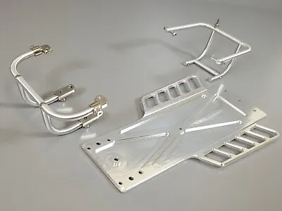 Aluminum F&R Bumper Guard + Chassis Style Plate Tamiya 1/10 Sand Scorcher Buggy • $300.12