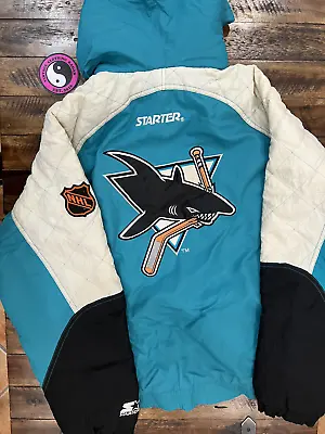 Vintage 90s  San Jose Sharks Starter Jacket Size M • $160