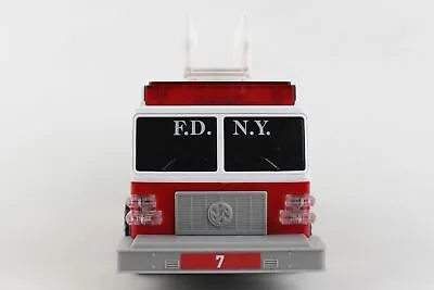 NY27200-2 Fdny Motorized Ladder Truck With Lights & Sound • $38.95