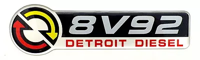 $33.08 • Buy Detroit Diesel 8v92  Emblem Satin