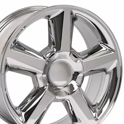 20 Inch Chrome 5308 Rims Set (4) Fit Chevy Tahoe Suburban Silverado • $1047