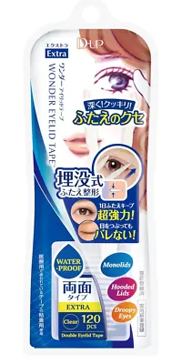 D-up WONDER EYELID TAPE EXTRA 120 Sheets Double Eyelid • $18.21