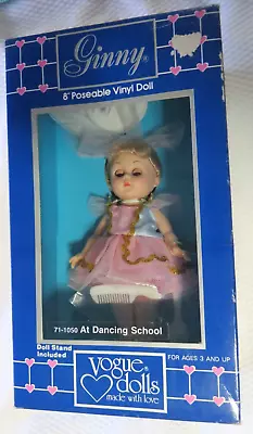 Vintage 1986 Vogue Ginny Doll  At Dancing School   #71-1050 Old Stock NIB • $19.95