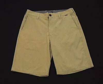 Hurley Phantom Khaki Brown Blend Flat Walk Chino Shorts Mens 30 • $9.99