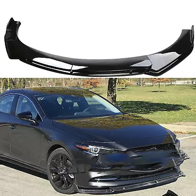 For Mazda Speed 3 6 RX CX MX Front Bumper Lip Splitter Diffuser Cover Body Kit • $69.99