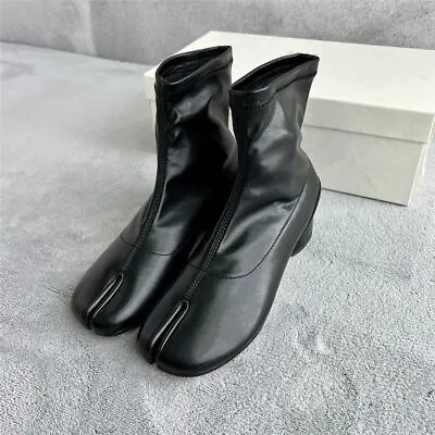 Maison Margiela Women's Tabi Boots Leather Shoes • £195.85