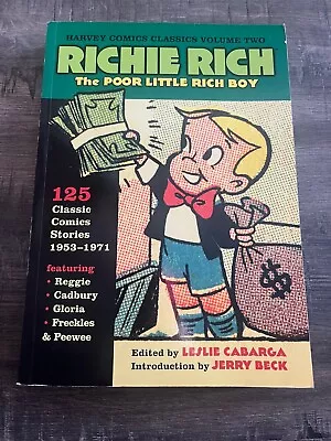 Richie Rich: The Poor Little Rich Boy-Harvey Comics Classics-Vol. 2-SC-RARE-VG+ • $49.99