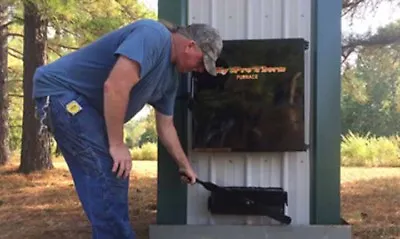 BEST 2600 Sq Ft Outdoor Wood Burner Boiler Furnace Outside For Ductwork/Radiant • $8997