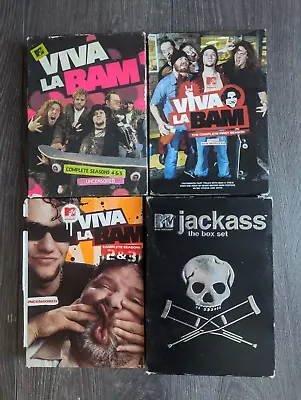 Viva La Bam Seasons 1-5 + Jackass Box Set DVD • $72.43