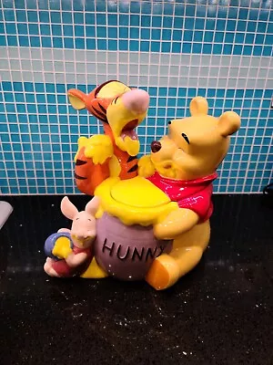 DISNEY Winnie The POOH BEAR Tigger Piglet “YUCK” Cookie Jar • $74.50