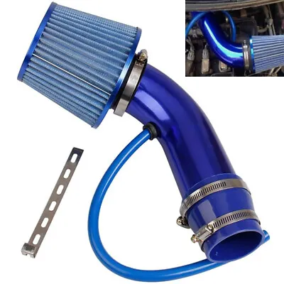 Cold Air Intake Filter Induction Kit 3  Aluminum Pipe Power Flow Hose System • $25.99