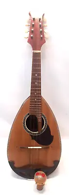 Vintage SUZUKI MANDOLIN No202 FOLK GUITAR 6 Strings Instrument Japanese 1964 #4 • $140.82