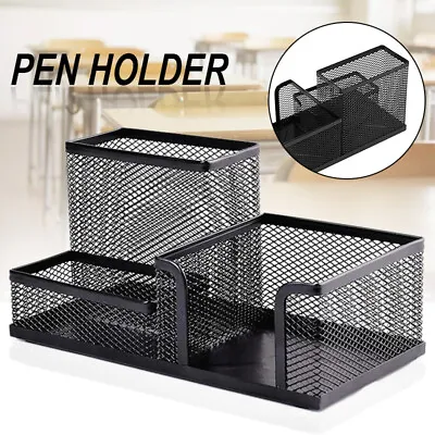 £6.49 • Buy Pen Holder Desk Tidy Pencils Organiser Container Stationery Office School UK