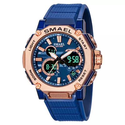 SMAEL 8047 Men's Sports Sweat Proof/Waterproof/Noctilucent/Shock Proof Watch • $33.95