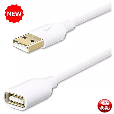 $12.99 • Buy Fasgear [10ft/3m] USB 2.0 Extension Cable - A Male To A Female Charging And Sync