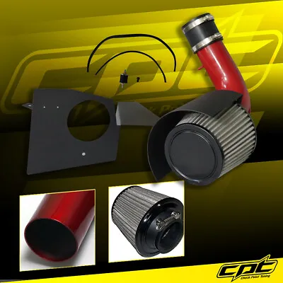 For 10-15 VW Volkswagen Jetta 2.0L TDi Red Cold Air Intake Stainless  Air Filter • $123.96